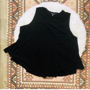 Lane Bryan  Black Flowy Top